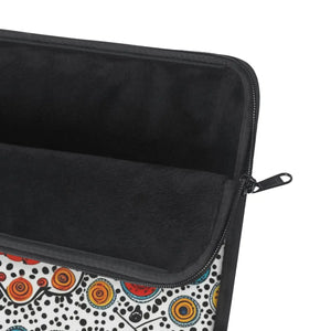 Vibrant Pattern Laptop Sleeve - Plush Fleece Interior - Dipaliz - Bags