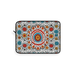 Vibrant Pattern Laptop Sleeve - Plush Fleece Interior - Dipaliz - Bags