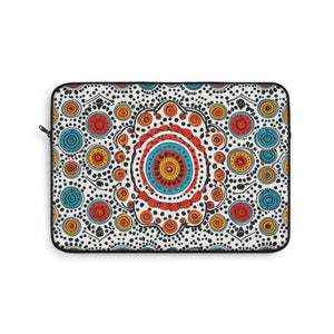 Vibrant Pattern Laptop Sleeve - Plush Fleece Interior - Dipaliz - Bags