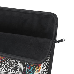 Vibrant Pattern Laptop Sleeve - Plush Fleece Interior - Dipaliz - Bags