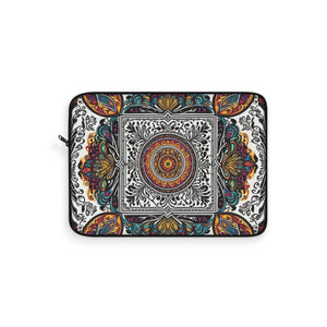 Vibrant Pattern Laptop Sleeve - Plush Fleece Interior - Dipaliz - Bags