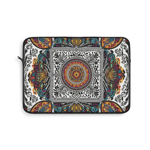 Vibrant Pattern Laptop Sleeve - Plush Fleece Interior - Dipaliz - Bags