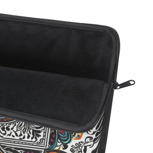 Vibrant Pattern Laptop Sleeve - Plush Fleece Interior - Dipaliz - Bags