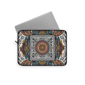 Vibrant Pattern Laptop Sleeve - Plush Fleece Interior - Dipaliz - Bags