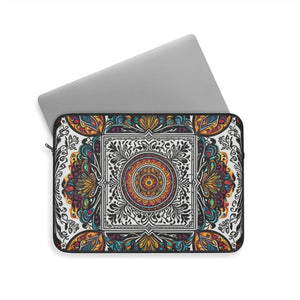 Vibrant Pattern Laptop Sleeve - Plush Fleece Interior - Dipaliz - Bags
