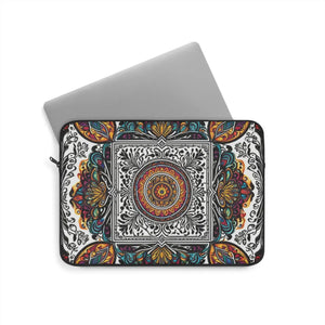 Vibrant Pattern Laptop Sleeve - Plush Fleece Interior - Dipaliz - Bags