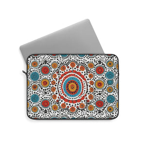 Vibrant Pattern Laptop Sleeve - Plush Fleece Interior - Dipaliz - Bags