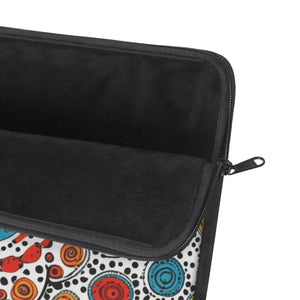 Vibrant Pattern Laptop Sleeve - Plush Fleece Interior - Dipaliz - Bags