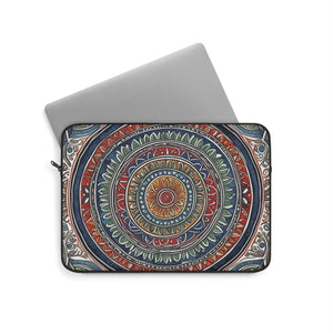 Vibrant Pattern Laptop Sleeve - Plush Fleece Interior - Dipaliz - Bags