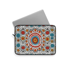 Vibrant Pattern Laptop Sleeve - Plush Fleece Interior - Dipaliz - Bags