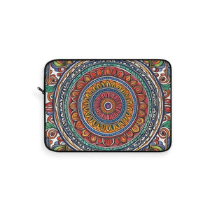 Vibrant Pattern Laptop Sleeve - Sleek Black Trim - Dipaliz - Bags