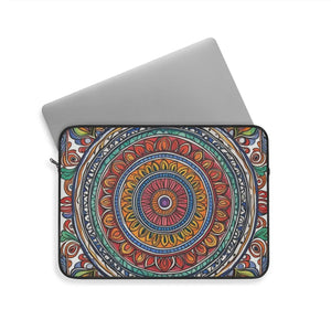 Vibrant Pattern Laptop Sleeve - Sleek Black Trim - Dipaliz - Bags