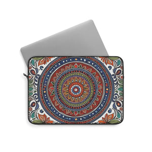 Vibrant Pattern Laptop Sleeve - Plush Fleece Interior - Dipaliz - Bags