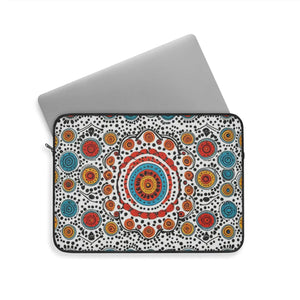 Vibrant Pattern Laptop Sleeve - Plush Fleece Interior - Dipaliz - Bags