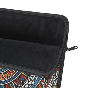 Vibrant Pattern Laptop Sleeve - Plush Fleece Interior - Dipaliz - Bags