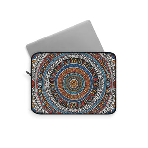 Vibrant Pattern Laptop Sleeve - Plush Fleece Interior - Dipaliz - Bags