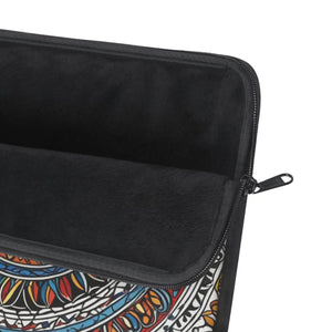 Vibrant Pattern Laptop Sleeve - Plush Fleece Interior - Dipaliz - Bags