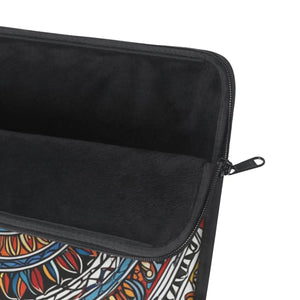 Vibrant Pattern Laptop Sleeve - Plush Fleece Interior - Dipaliz - Bags