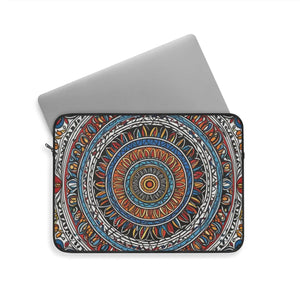 Vibrant Pattern Laptop Sleeve - Plush Fleece Interior - Dipaliz - Bags