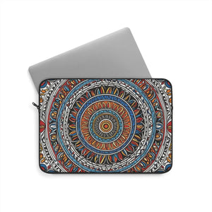 Vibrant Pattern Laptop Sleeve - Plush Fleece Interior - Dipaliz - Bags
