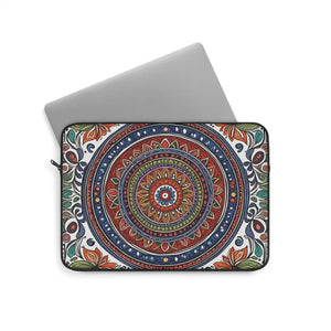 Laptop Sleeve - Vibrant Pattern with Plush Fleece Interior - Dipaliz