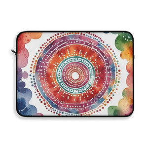 Laptop Sleeve - Vibrant Pattern Plush Fleece Protection Dipaliz 15’’