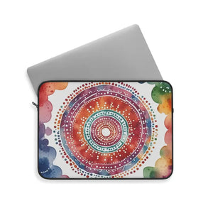 Laptop Sleeve - Vibrant Pattern Plush Fleece Protection Dipaliz