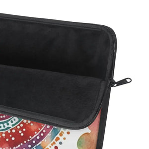 Laptop Sleeve - Vibrant Pattern Plush Fleece Protection Dipaliz