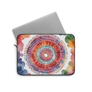 Laptop Sleeve - Vibrant Pattern Plush Fleece Protection Dipaliz
