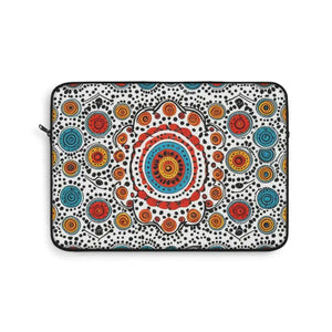Laptop Sleeve - Vibrant Pattern Plush Fleece Lightweight - Dipaliz 13’’