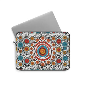 Laptop Sleeve - Vibrant Pattern Plush Fleece Lightweight - Dipaliz
