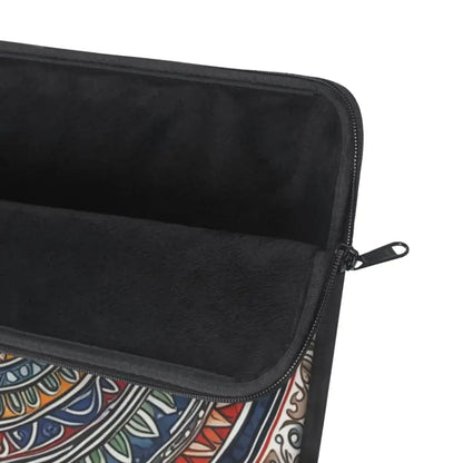 Vibrant Pattern Laptop Sleeve with Plush Fleece Interior