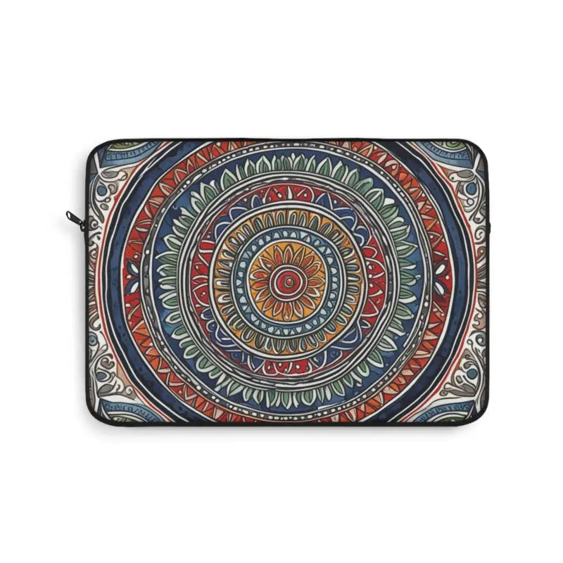 Vibrant Pattern Laptop Sleeve with Plush Fleece Interior - 13’’