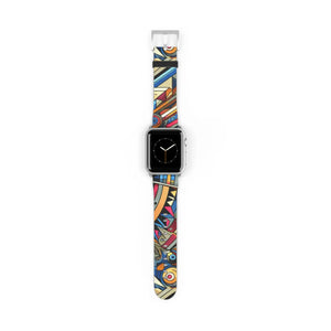 Vibrant Pattern Watch Band - Chic Faux Leather - Dipaliz - Bands