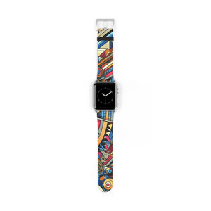 Vibrant Pattern Watch Band - Chic Faux Leather - Dipaliz - Bands
