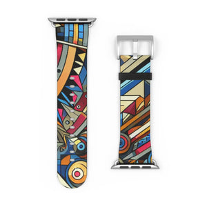 Vibrant Pattern Watch Band - Chic Faux Leather - Dipaliz - Bands