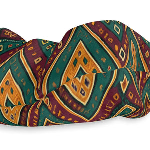 Vibrant Patterned Scrunchies Jersey Knit Trendy Hair Tie - Dipaliz - 4’’ × - Accessories