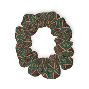 Vibrant Patterned Scrunchies - Jersey Knit Fabric - Dipaliz - Hair Accessories