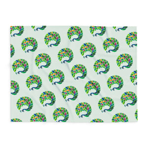 Lively Tropical Arctic Fleece Blanket Soft Throw Dipaliz - Blankets