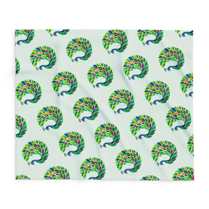Lively Tropical Arctic Fleece Blanket Soft Throw Dipaliz - Blankets