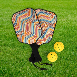 Vibrant Pickleball Paddle Kit for Fun Sports Days - Dipaliz - 7.5’’ × 15.5’’