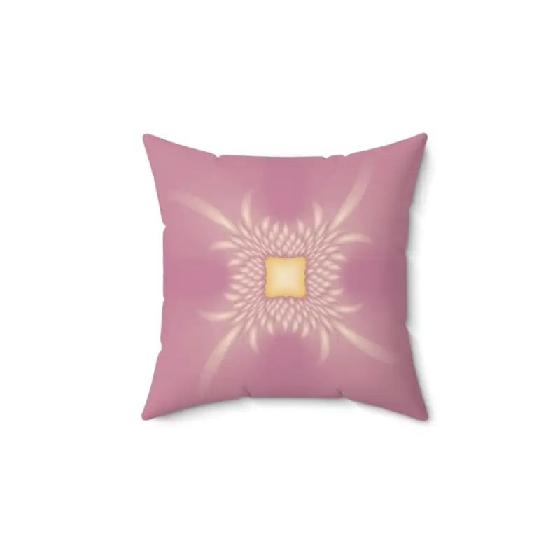 Pink Polyester Throw Pillow: Double-sided Home Decor Marvel - 14’’ ×