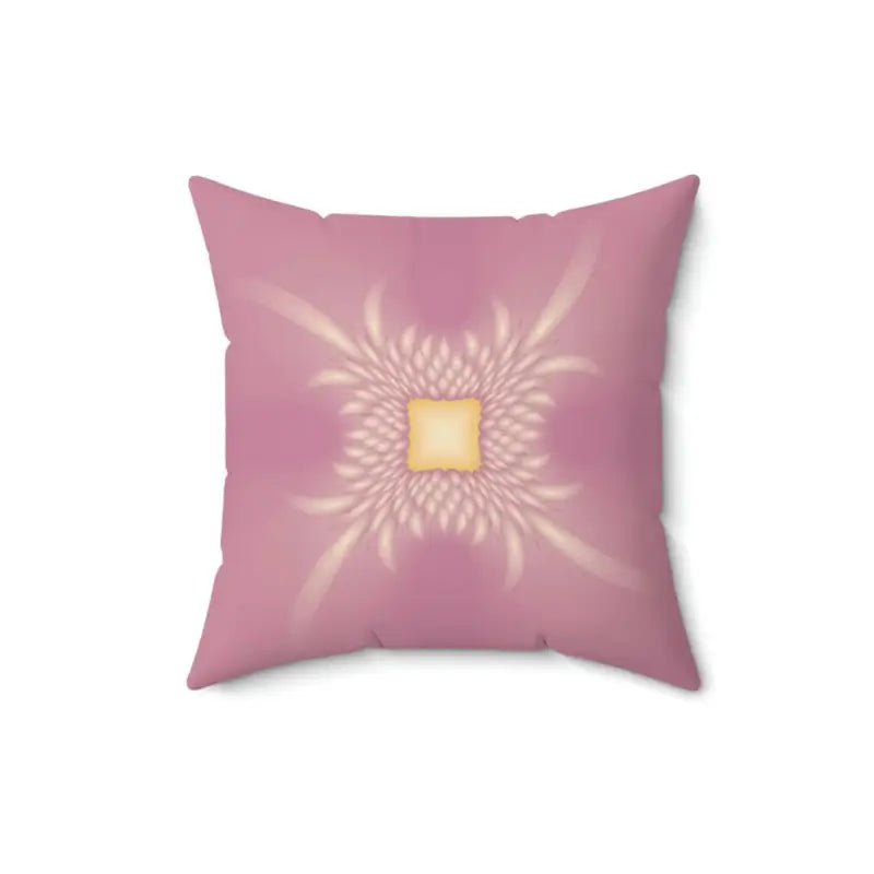 Pink Polyester Throw Pillow: Double-sided Home Decor Marvel