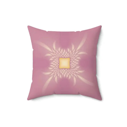 Pink Polyester Throw Pillow: Double-sided Home Decor Marvel