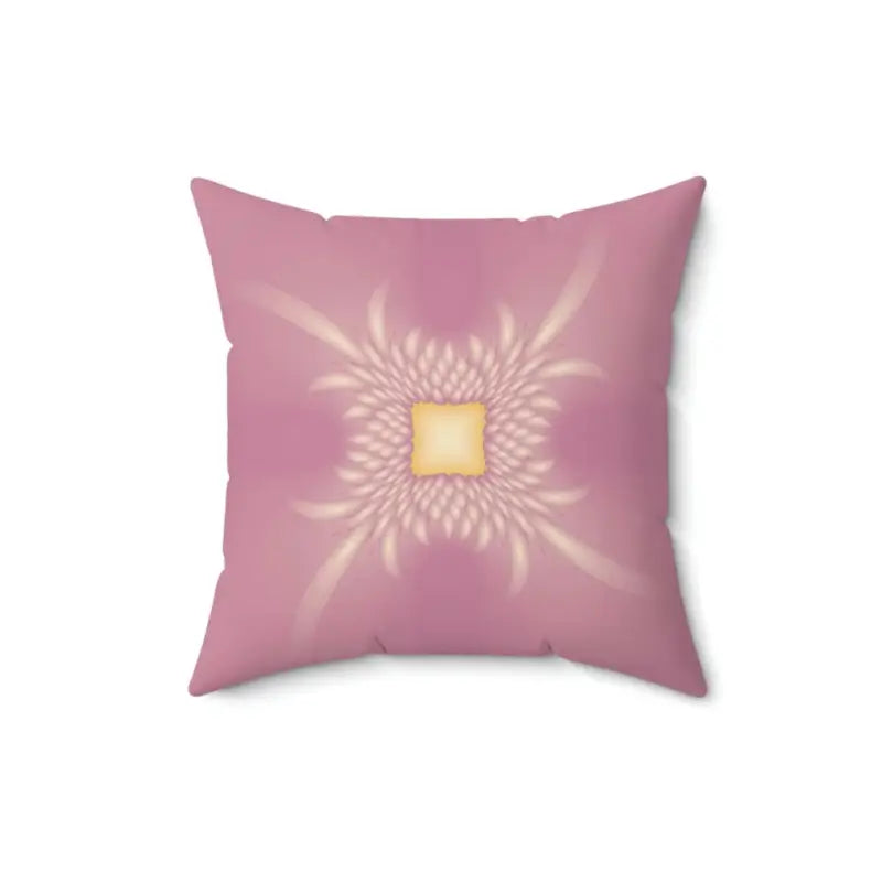 Pink Polyester Throw Pillow: Double-sided Home Decor Marvel - 16’’ ×