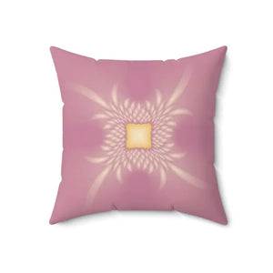 Pink Polyester Double Sided Print Throw Pillow - Dipaliz - 18’’ × - Pillows