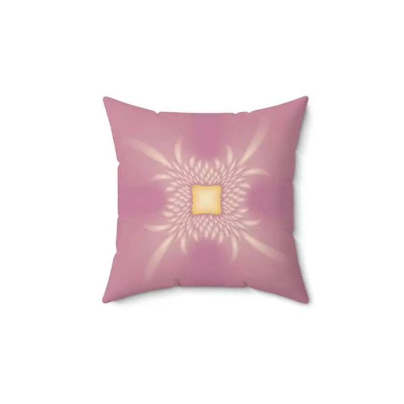 Pink Polyester Throw Pillow: Double-sided Home Decor Marvel