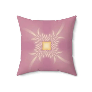 Pink Polyester Double Sided Print Throw Pillow - Dipaliz - Pillows