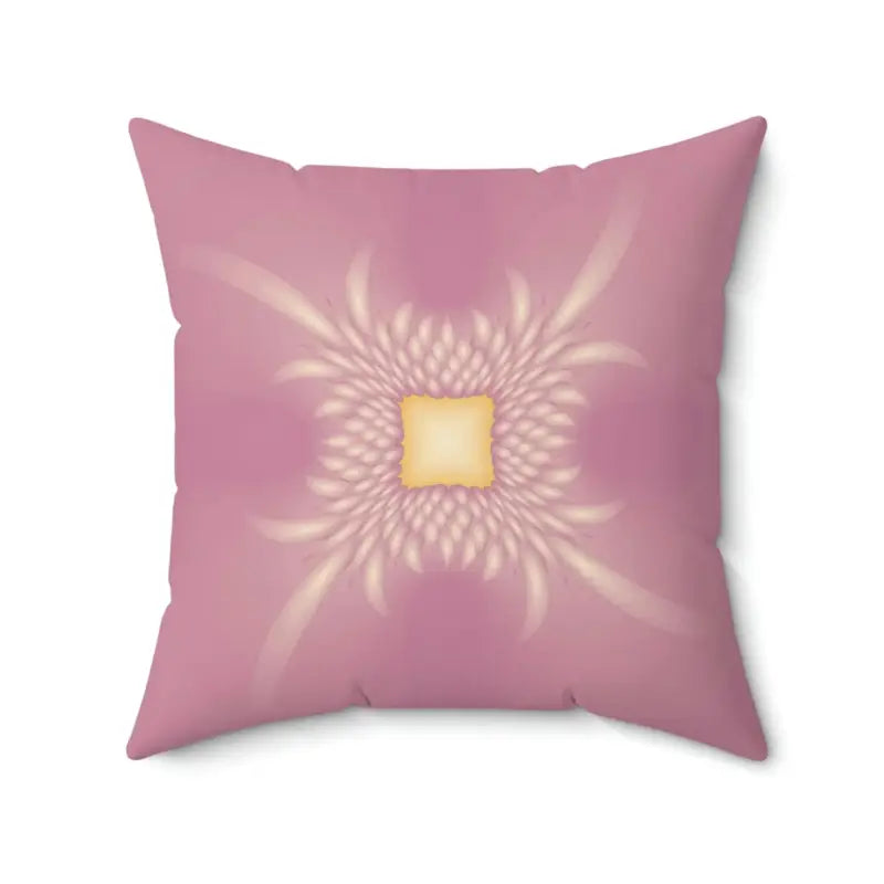 Pink Polyester Throw Pillow: Double-sided Home Decor Marvel