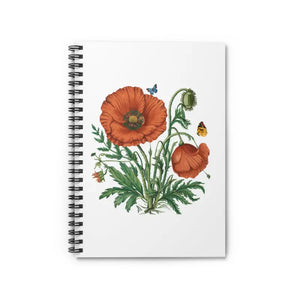 Poppy-perfect 118-page Spiral Notebook with Ruled Line Paper - Dipaliz - one Size - Notebooks & Notepads